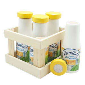 Kaufladenzubehör - Holz-Getränkekiste Landliebe