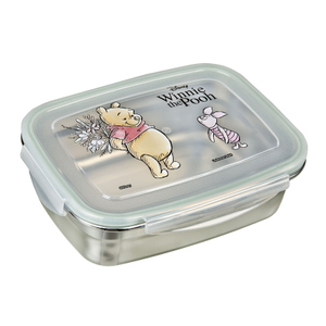 Winnie the Pooh - Brotdose aus Edelstahl - ca. 17 x 12,5 x 6 cm