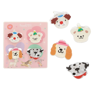 Princess Mimi - Haarklammern - 4er Set - Tiere
