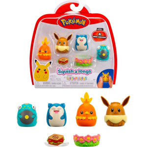 Pokémon - Squish-a-longs - Figurenpack 6-teilig - Serie 1 - Style 1