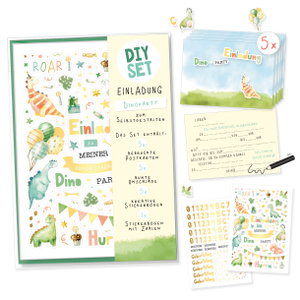 DIY - Einladungskarten - Dinoparty