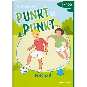 Total bunt von Punkt zu Punkt - Fußball - Von 1 bis 100