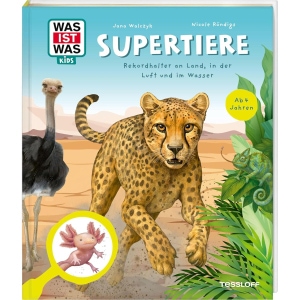 WAS IST WAS Kids - Supertiere - Rekordhalter an Land, in der Luft und im Wasser