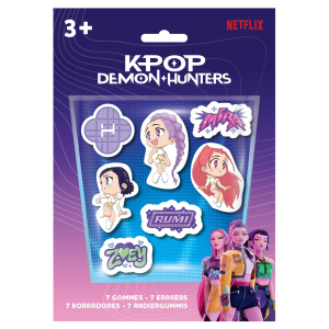 KPOP Demon Hunters - Radiergummi Set - 7-tlg.
