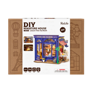 DIY - Holz Bastelset - Miniaturhaus - Teeraum