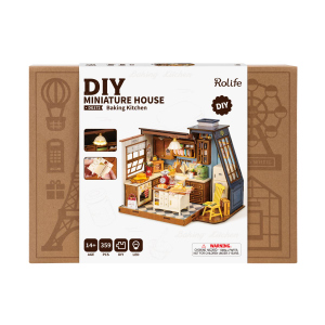 DIY - Holz Bastelset - Miniaturhaus - Backküche