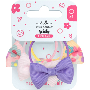 Haargummi mit Schleife - Kids Bow Wow - 4er Set  
