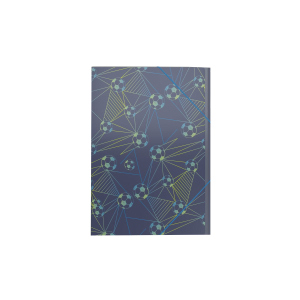 Gummizugmappe - DIN A3 - Fußball - grün/blau