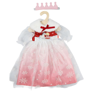 Puppenkleid - Winterprinzessin Lumi - Größe 35-45 cm