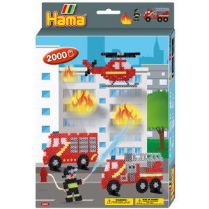 Hama - Bügelperlen Set - Feuerwehr