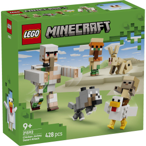 LEGO® Minecraft™ 21592 - Angriff des Hühnerreiters in der Wüste