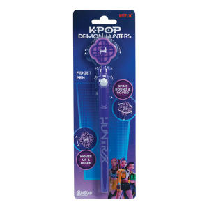 KPop Demon Hunters - Fidget Pen inkl. Sammelfigur Huntr/x