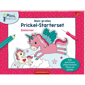 Mini-Künstler - Mein großes Prickel-Starterset - Einhörner