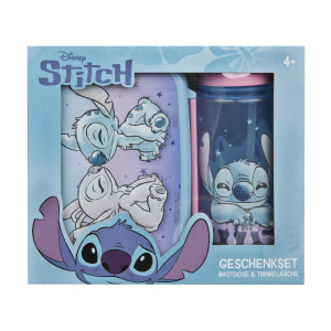 Disney Stitch - Scooli - Geschenkset - Brotdose & Trinkflasche