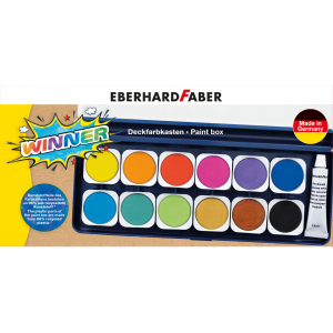 12er Deckfarbkasten 