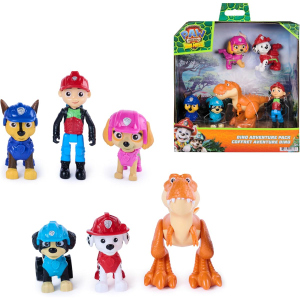 PAW Patrol - Geschenkset mit 6 Figuren - Dino Movie
