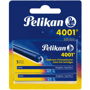 Pelikan, 2x 5 Großraum-Tintenpatronen, königsblau