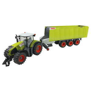 RC Traktor Claas Axion 870 und Anhänger Cargos 9600 - 1:16