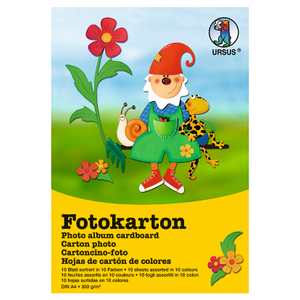 Fotokartonblock - A4 - 10 Blatt