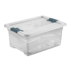 Kristallbox mit Deckel - transparent - 12L