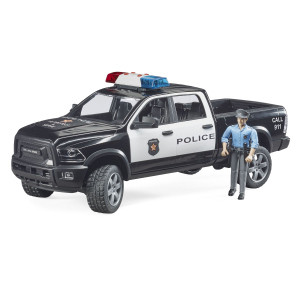 BRUDER 02505 RAM 2500 Polizei Pickup - mit Polizist