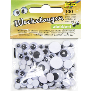 Wackelaugen - 100 Stück