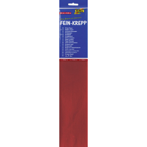 Fein-Krepp - feuerrot