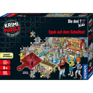 Die drei ??? Kids - Krimipuzzle - Spuk auf dem Schulfest