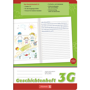 Geschichtenheft A4 - Lineatur 3G