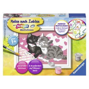 Malen nach Zahlen - Kuschelkatzen  - Serie F