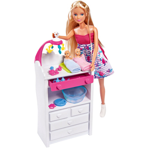 Steffi Love - Welcome Twins - Wickelkommode und Zubehör