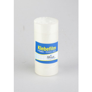 Mica College - 6 Klebebandrollen transparent 15mm