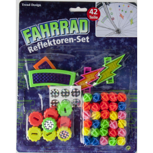 Reflektoren-Set - für das Fahrrad - 42-teilig