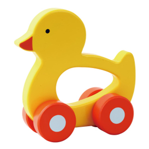 Holz Schiebefahrzeug - Ente