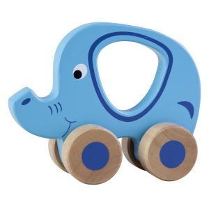 Holz Elefant mit Rollen