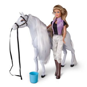 Besttoy - Modepuppe mit Pferd