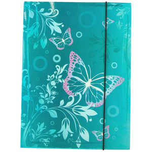 Gummizugmappe DIN A3 - Floral