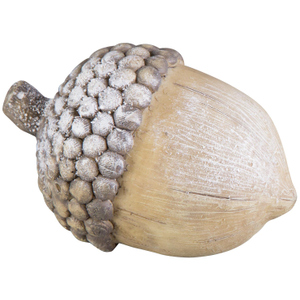 Deko-Eichel - aus Polyresin - 6 x 6 x 8,5 cm