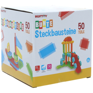 Besttoy - Bunte Steckbausteine - 50 Teile