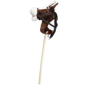 Besttoy - Steckenpferd - braun/weiß - ca. 100 cm