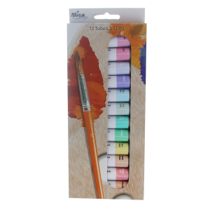 Acrylfarben - 12 Tuben à 12ml - patell