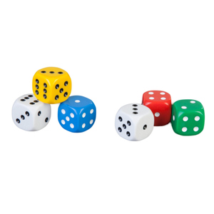 Besttoy - 6er Set Würfel - bunt