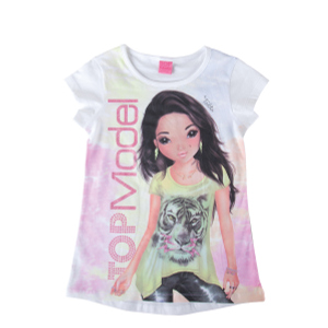 T-Shirt Topmodel weiss - verschiedene Größen