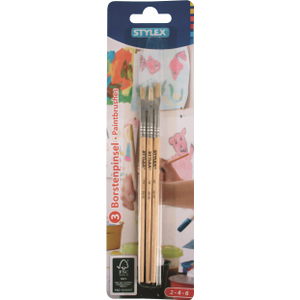 Stylex - Borstenpinsel - 3er Set 2-4-6
