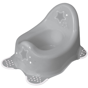 Töpfchen - Sterne - grau