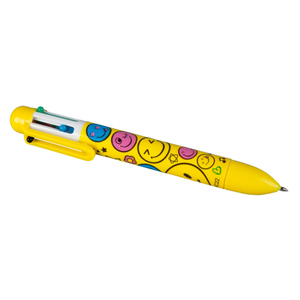 Besttoy - Kugelschreiber mit 6 Farben - Smiley