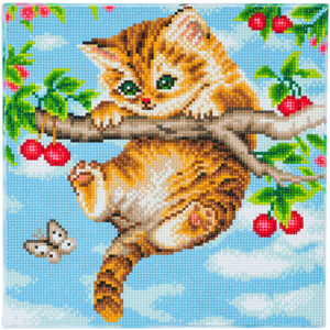 Crystal Art - Kristallbild - Kätzchen