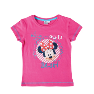 T-Shirt - Minnie Mouse, Girls Best - pink