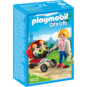 PLAYMOBIL® 5573 - Zwillingskinderwagen - Playmobil City Life