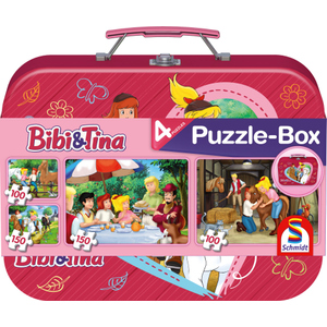 Puzzle-Box - Bibi & Tina - 4-in-1